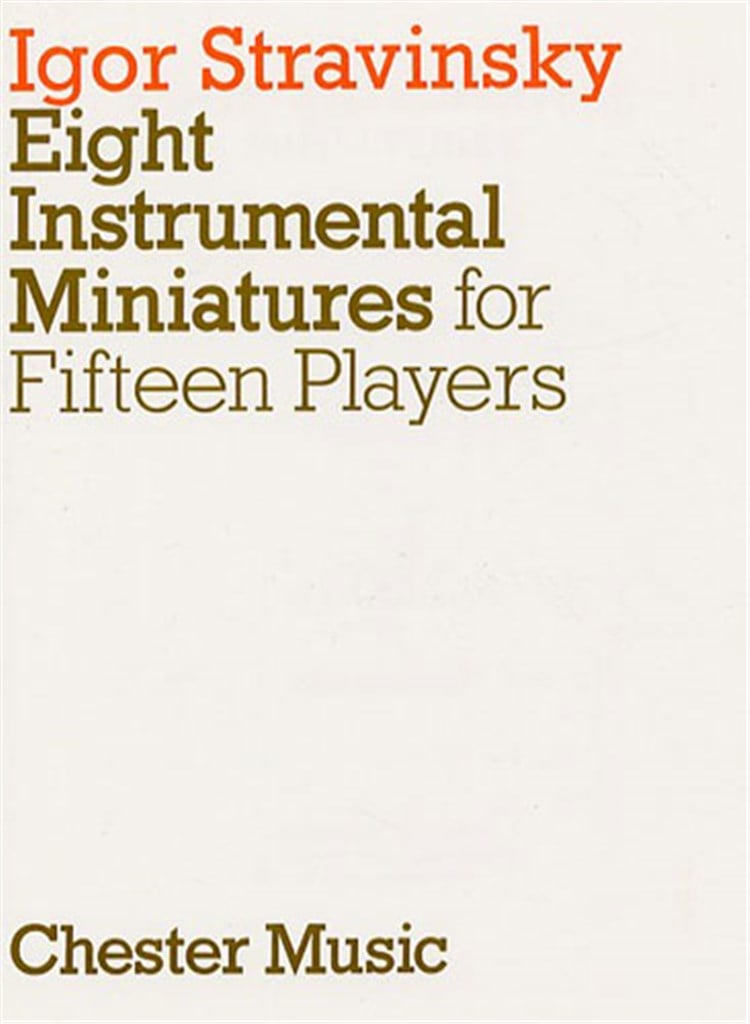Eight Instrumental Miniatures (Miniature Score)